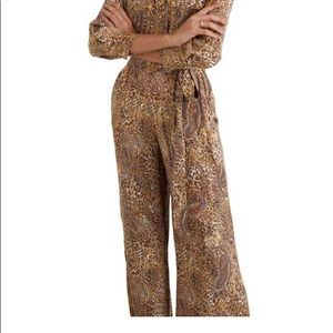 L’agence leopard print romper/jumpsuit